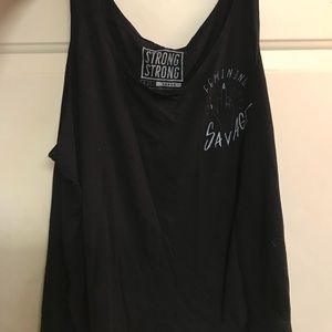 Strong strong supply co crop top